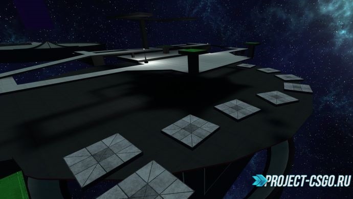 Карта bhop в космосе для CS:GO