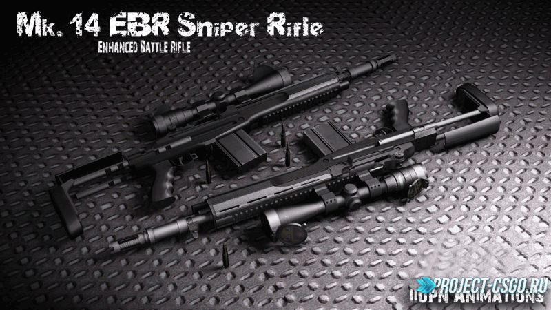 Модель оружия Scar-20 «Mk. 14 EBR»