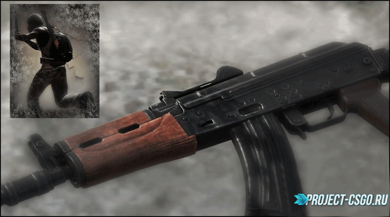 Модель оружия АК-47 «BF3 AKS-74U»