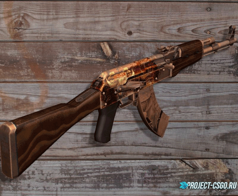Модель оружия АК-47 «AK-47 | Outlaw»