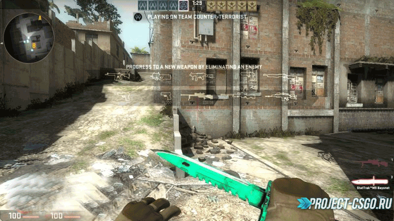 Модель ножа «M9 Bayonet | Emerald»