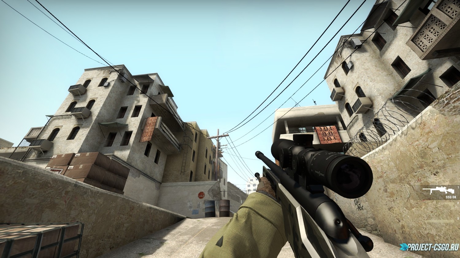 Модель оружия SSG 08 «Woodland Camo ssg08»