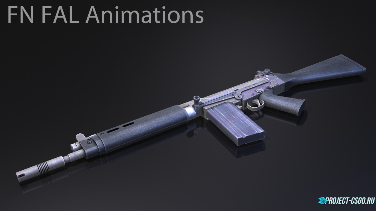 Модель оружия Galil «FN FAL Animations