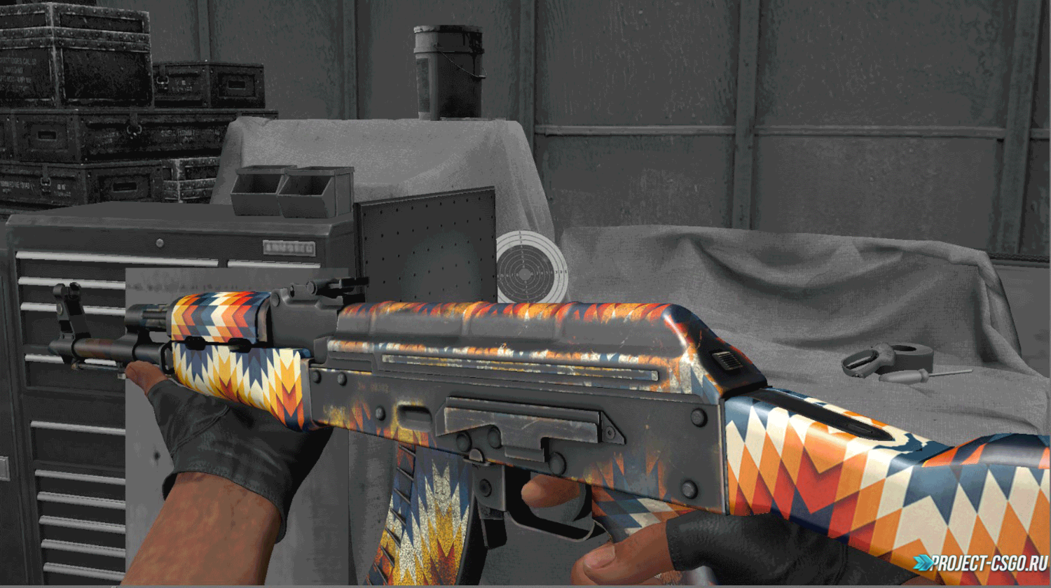 Модель оружия АК-47 «AK 47 | Breaking Colours»