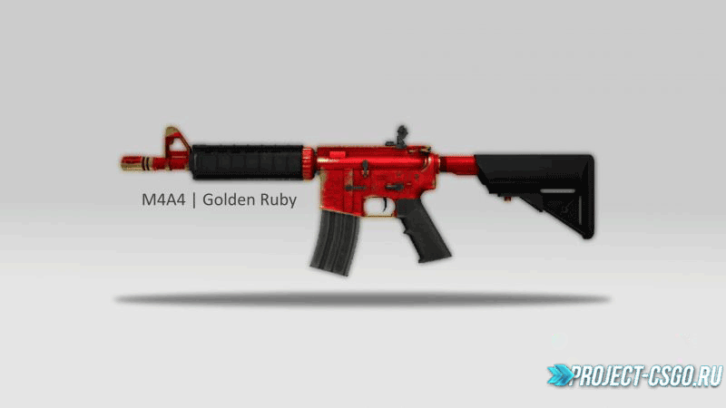 Модель оружия M4A1 «M4A4 | Golden Ruby»