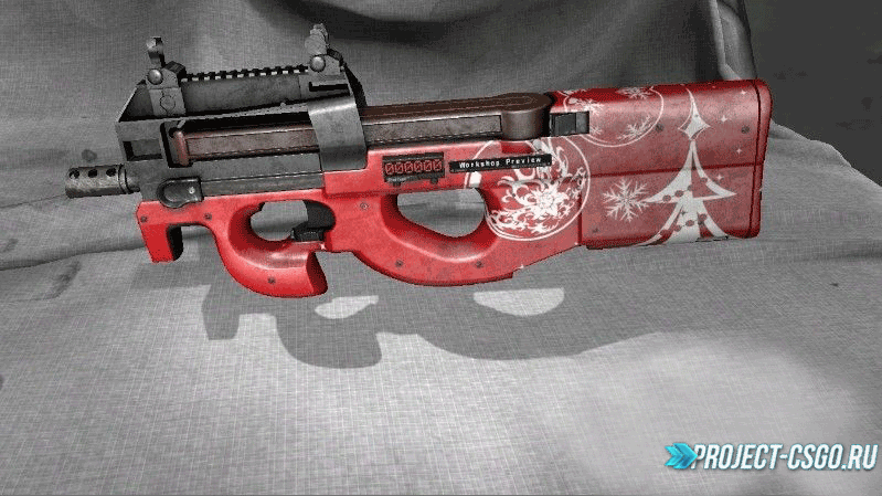 Модель оружия P90 «Its Like Christmas (P90)»
