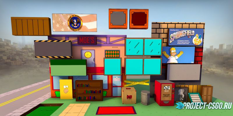 Текстуры «Simpsons Textures CS:GO»