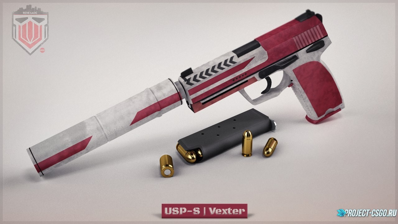 Модель оружия USP «USP-S | Vexter»