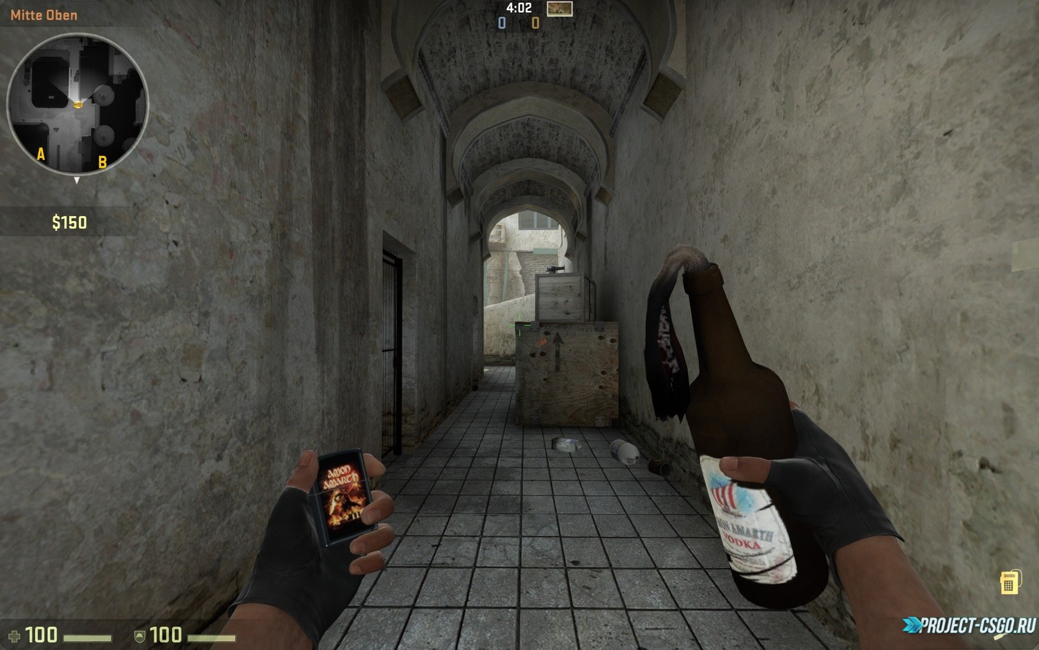 Модель гранаты «Amon Amarth Zippo and Bottle»