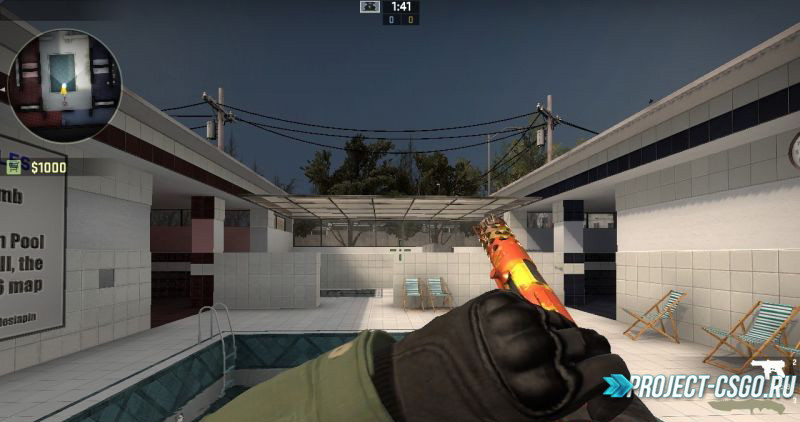 Модель оружия Tec-9 Tec-9 Lava Splatter