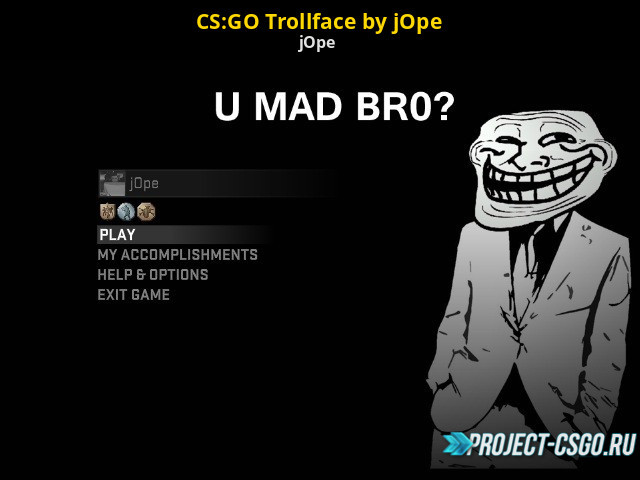 Скачать GUI «CS:GO Trollface by jOpe»